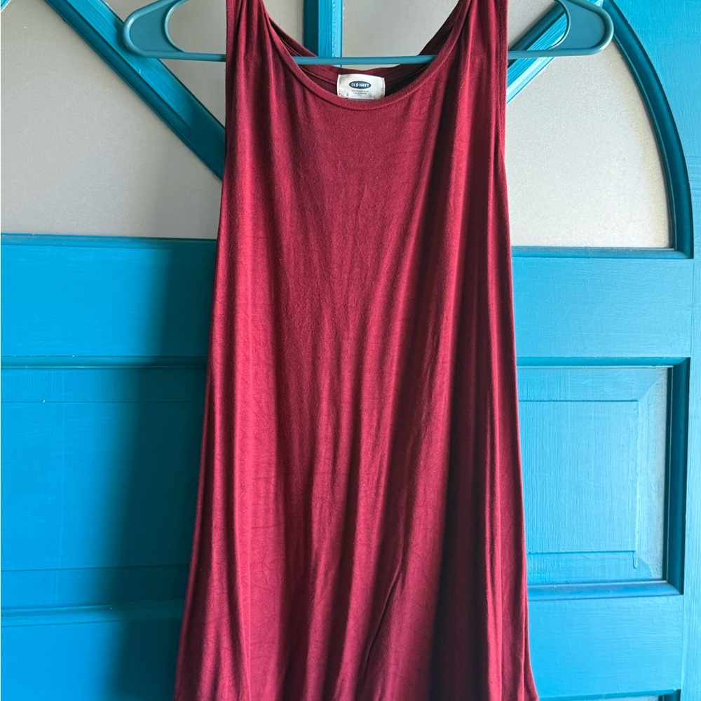 Old Navy Burgundy Sleeveless Top